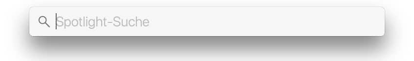 Mac Spotlight Suche Tastenkombination